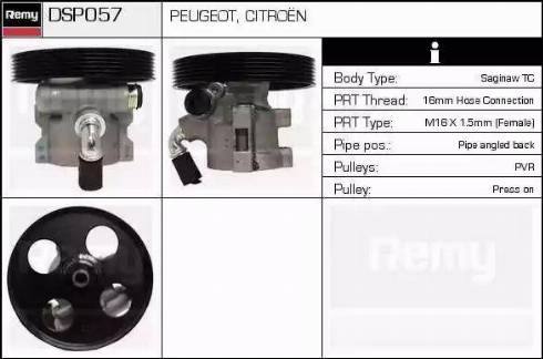 Remy DSP057 - Pompe hydraulique, direction cwaw.fr