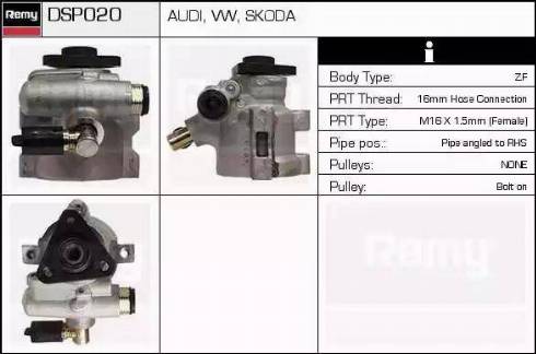 Remy DSP020 - Pompe hydraulique, direction cwaw.fr