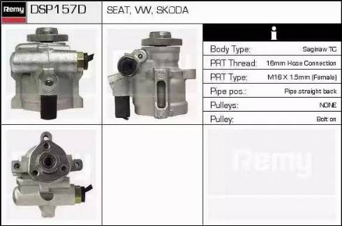 Remy DSP157D - Pompe hydraulique, direction cwaw.fr