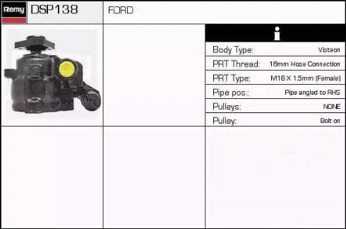 Remy DSP138 - Pompe hydraulique, direction cwaw.fr