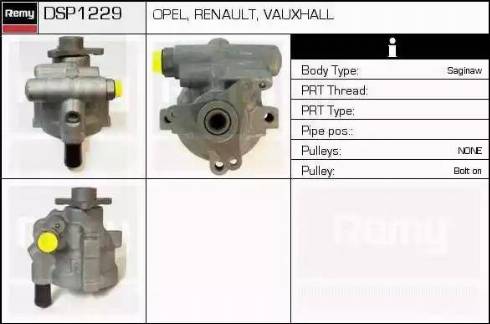 Remy DSP1229 - Pompe hydraulique, direction cwaw.fr