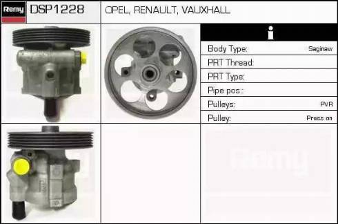 Remy DSP1228 - Pompe hydraulique, direction cwaw.fr