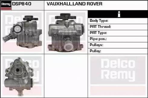 Remy DSP840 - Pompe hydraulique, direction cwaw.fr