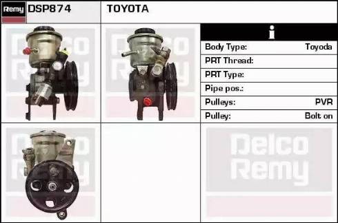 Remy DSP874 - Pompe hydraulique, direction cwaw.fr