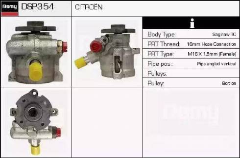 Remy DSP354 - Pompe hydraulique, direction cwaw.fr