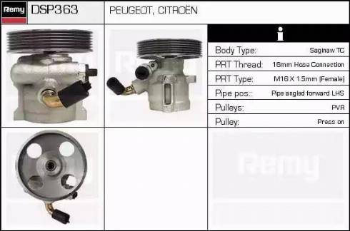 Remy DSP363 - Pompe hydraulique, direction cwaw.fr