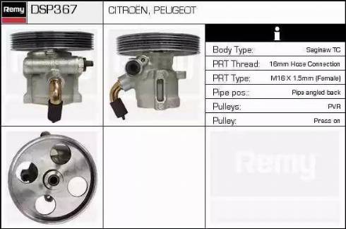 Remy DSP367 - Pompe hydraulique, direction cwaw.fr