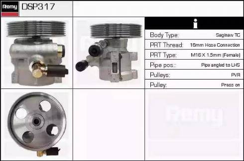 Remy DSP317 - Pompe hydraulique, direction cwaw.fr