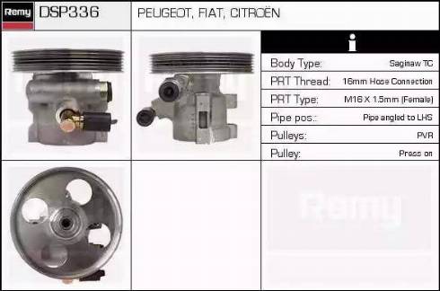 Remy DSP336 - Pompe hydraulique, direction cwaw.fr