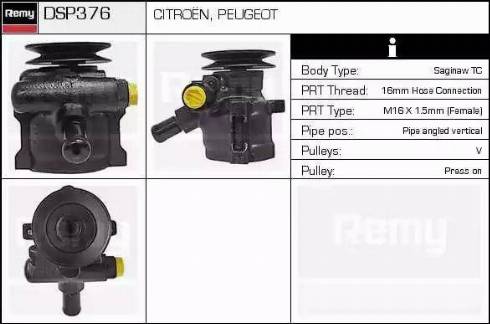 Remy DSP376 - Pompe hydraulique, direction cwaw.fr