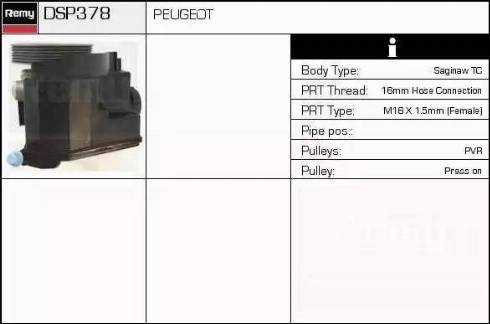 Remy DSP378 - Pompe hydraulique, direction cwaw.fr