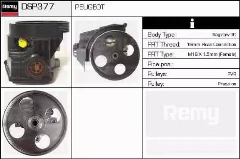 Remy DSP377 - Pompe hydraulique, direction cwaw.fr