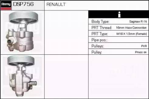 Remy DSP756 - Pompe hydraulique, direction cwaw.fr