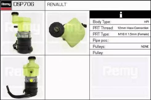 Remy DSP706 - Pompe hydraulique, direction cwaw.fr