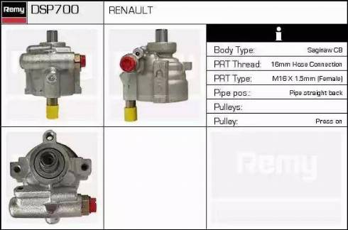 Remy DSP700 - Pompe hydraulique, direction cwaw.fr