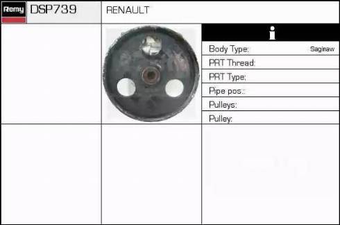 Remy DSP739 - Pompe hydraulique, direction cwaw.fr