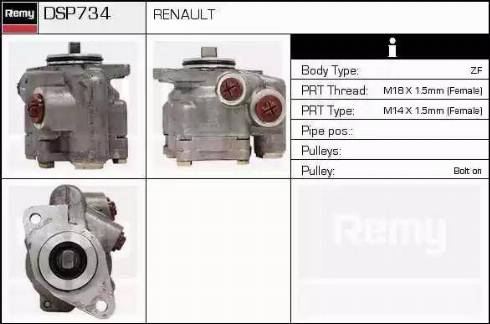 Remy DSP734 - Pompe hydraulique, direction cwaw.fr