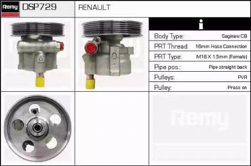 Remy DSP729 - Pompe hydraulique, direction cwaw.fr