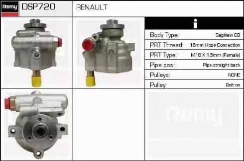 Remy DSP720 - Pompe hydraulique, direction cwaw.fr