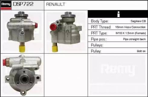 Remy DSP722 - Pompe hydraulique, direction cwaw.fr