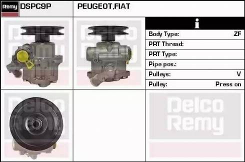 Remy DSPC9P - Pompe hydraulique, direction cwaw.fr