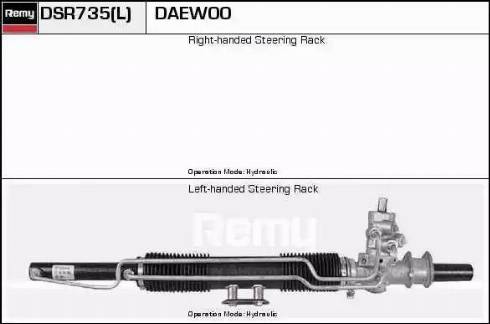Remy DSR735L - Crémaillière de direction cwaw.fr