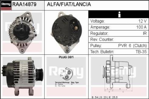 Remy RAA14879 - Alternateur cwaw.fr