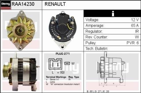 Remy RAA14230 - Alternateur cwaw.fr