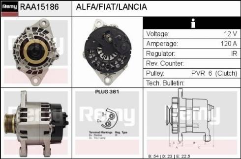 Remy RAA15186 - Alternateur cwaw.fr