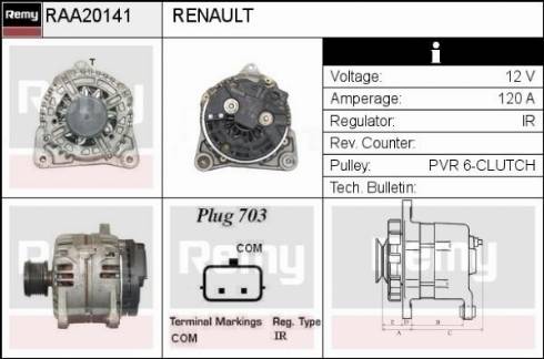 Remy RAA20141 - Alternateur cwaw.fr