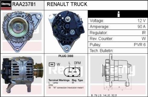 Remy RAA23781 - Alternateur cwaw.fr