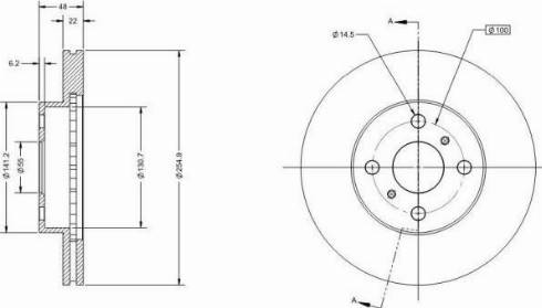 Remy RAD1490C - Disque de frein cwaw.fr