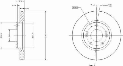 Remy RAD1491C - Disque de frein cwaw.fr