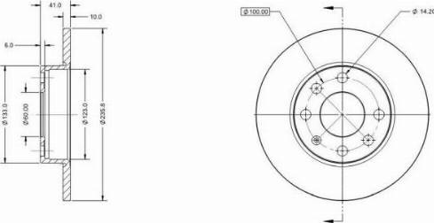 Remy RAD1441C - Disque de frein cwaw.fr