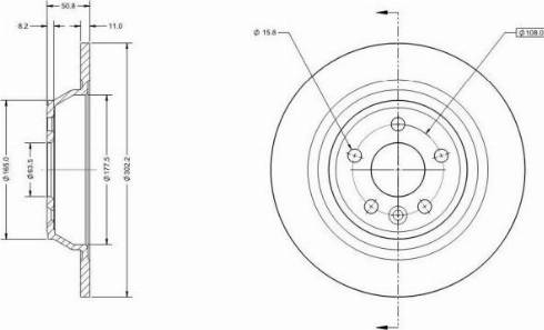 Remy RAD1450C - Disque de frein cwaw.fr