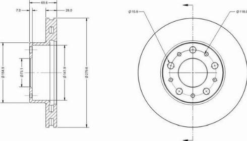 Remy RAD1451C - Disque de frein cwaw.fr