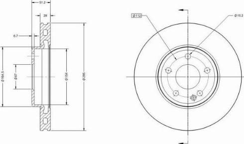 Remy RAD1453C - Disque de frein cwaw.fr