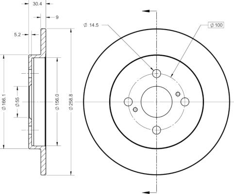 Remy RAD1452C - Disque de frein cwaw.fr