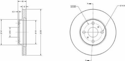 Remy RAD1464C - Disque de frein cwaw.fr