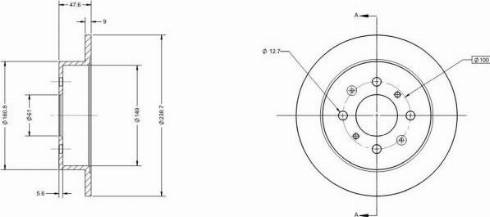 Remy RAD1468C - Disque de frein cwaw.fr