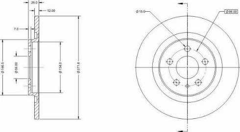 Remy RAD1404C - Disque de frein cwaw.fr