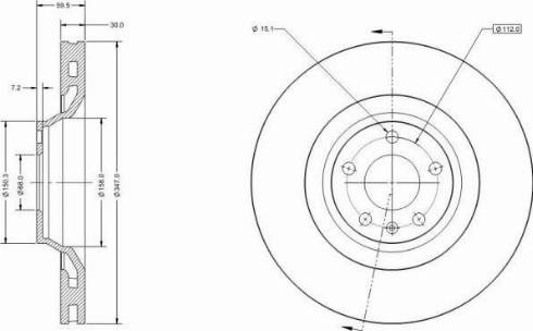 Remy RAD1405C - Disque de frein cwaw.fr