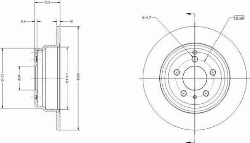 Remy RAD1400C - Disque de frein cwaw.fr