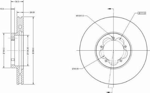 Remy RAD1410C - Disque de frein cwaw.fr