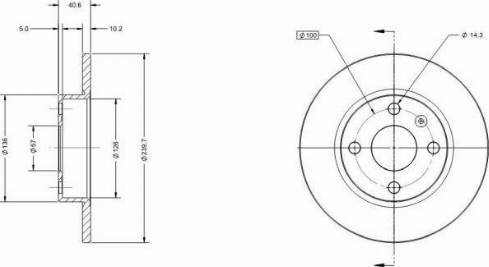 Remy RAD1413C - Disque de frein cwaw.fr