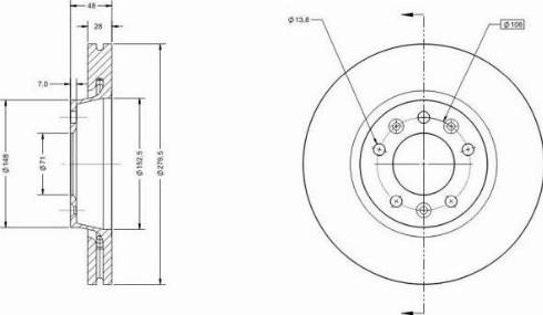 Remy RAD1480C - Disque de frein cwaw.fr