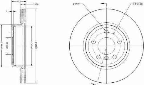 Remy RAD1434C - Disque de frein cwaw.fr