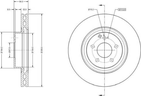 Remy RAD1430C - Disque de frein cwaw.fr