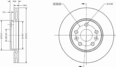 Remy RAD1432C - Disque de frein cwaw.fr