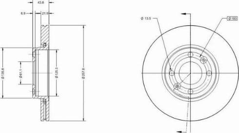 Remy RAD1428C - Disque de frein cwaw.fr